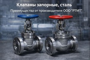 КЛАПАНЫ ЗАПОРНЫЕ ИЗ СТАЛИ: КОНСТРУКЦИЯ, СФЕРЫ ПРИМЕНЕНИЯ И ПРЕИМУЩЕСТВА В ПРОМЫШЛЕННЫХ СИСТЕМАХ