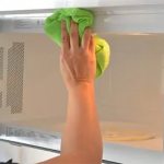 microwave oven cleaning