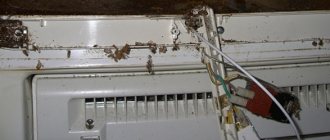 Cockroaches in household appliances
